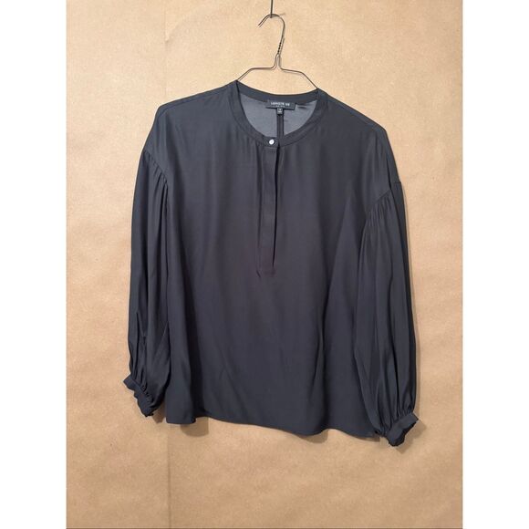 Lafayette 148 New York Tops - Silk Lafayette 148 Top Subtle Beaded Neck